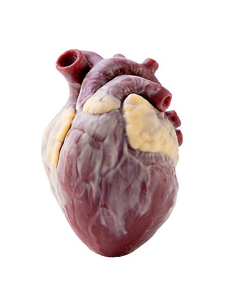 Small silicone heart - can be filled with fake blood (12 cm)