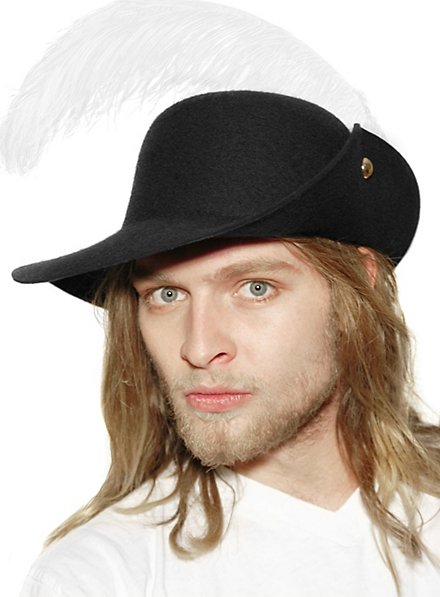 Sombrero De Mosquetero Con Pluma