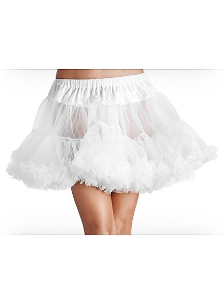 Sottogonna in tulle bianco