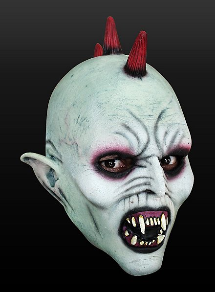 Space Devil Kids Mask Made of Latex