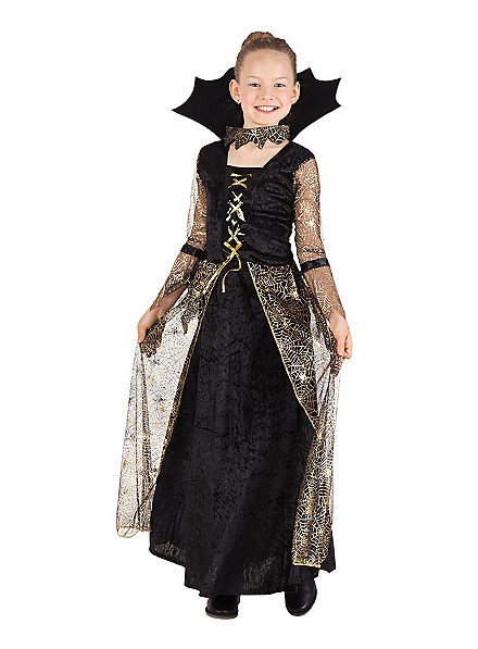 Spider queen vampire costume for kids - maskworld.com