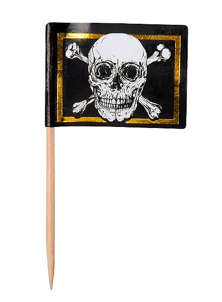 Spiedini pirata per feste 24 pezzi