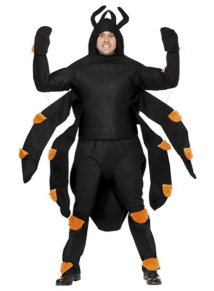 Herren Kostüm Spinne Spinnenkostüm Tarantel Insekt Halloween Karneval Größ Smi 