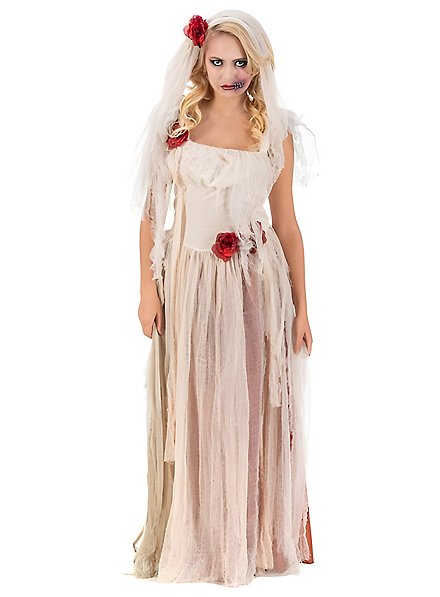 Spøgelsesbrud-Halloween-kostume