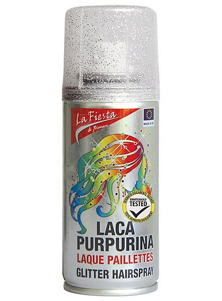 Spray Para Cabello Con Purpurina Plateado