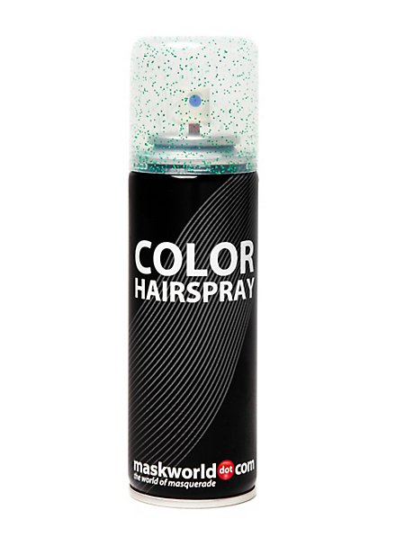 Spray Para Cabello Con Purpurina Verde
