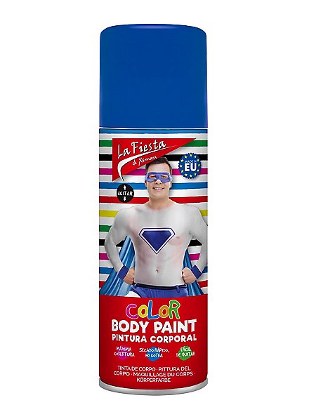 Spray pour le corps bleu