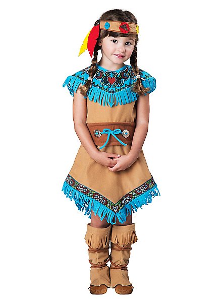 Squaw Indianerkostüm für Mädchen