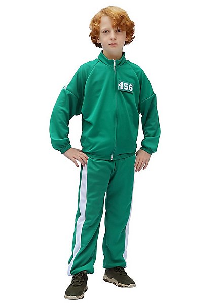 Squid Game Deltager Kostume Til Børn