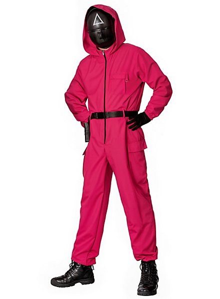 Squid Game – Vægter Kostume Pink