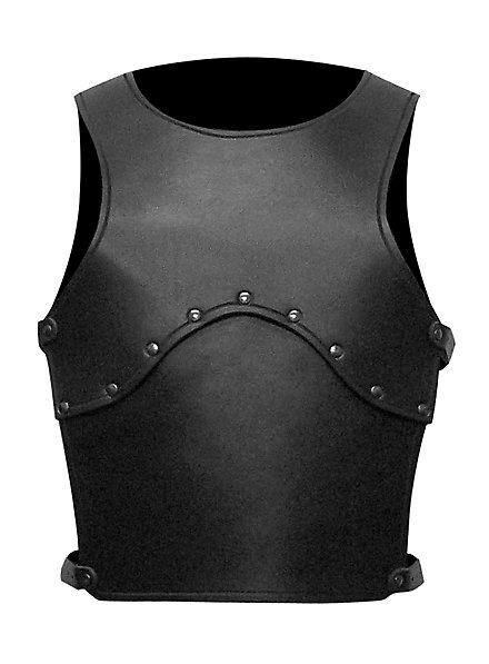 Squire Leather Kids Armor black 