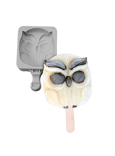 Stampo in silicone a forma di gufo per ghiaccioli