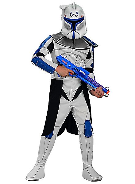 Star Wars Blauer Clone Trooper Kostüm für Kinder