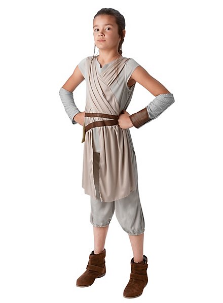 voering oortelefoon schraper Star Wars Child Costume Rey Deluxe - maskworld.com