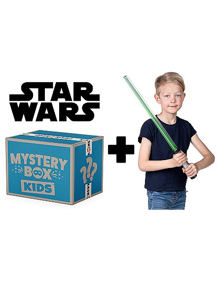 Star Wars Mystery Box Til Børn Med Lyssværd Og 2 Kostumer