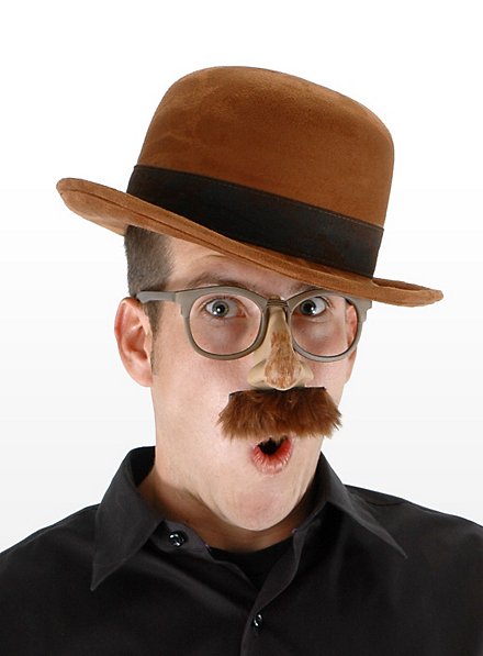 Steampunk Bowler Hat brown 