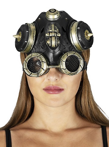 Steampunk Grenadier Kopfbedeckung aus Latex