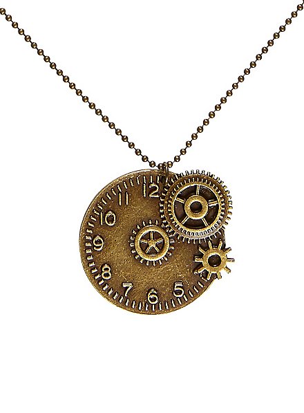 Steampunk Halsketting Horloge