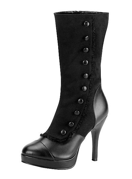 Steampunk Lady Boots black 