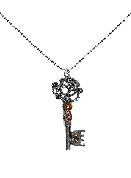 Steampunk Necklace Key