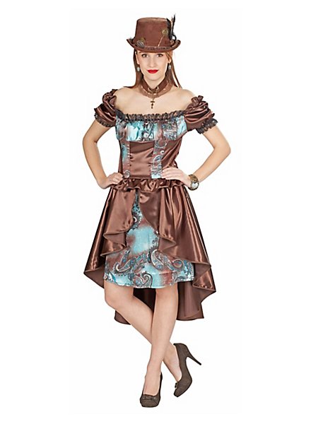 Steampunk saloon lady costume