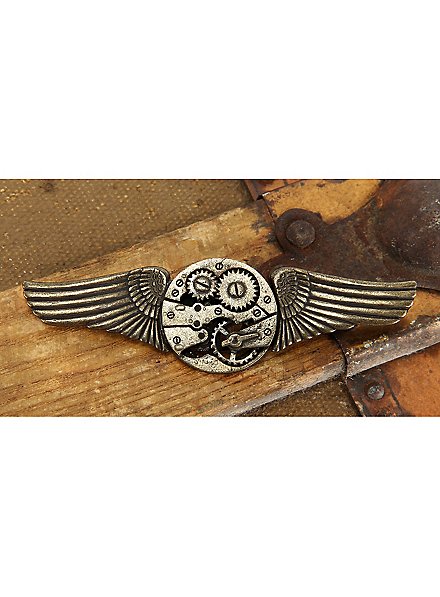 Steampunk Wing Badge 