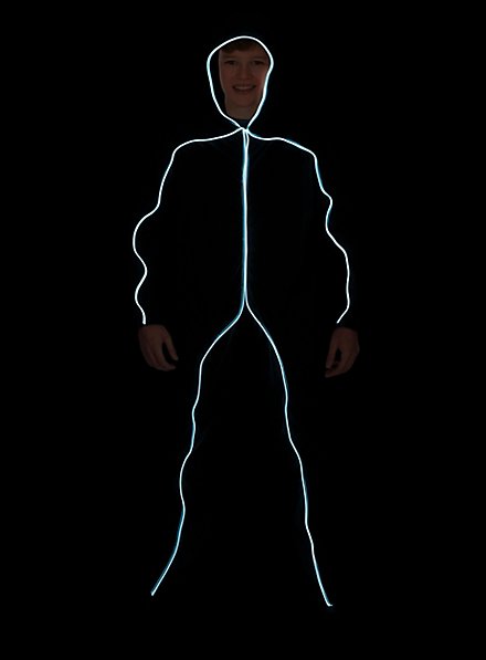 stick man illuminated costume for children