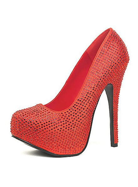 Stilettos De Strass Rojos