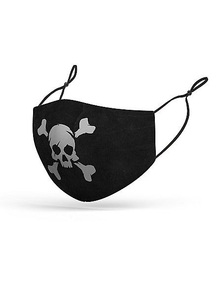 Piraten Totenkopf Maske aus Schaumstoff 12 Stück Piratenparty Piratenfest 