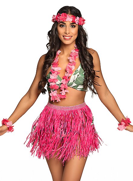Strandkostüm Hawaii pink 