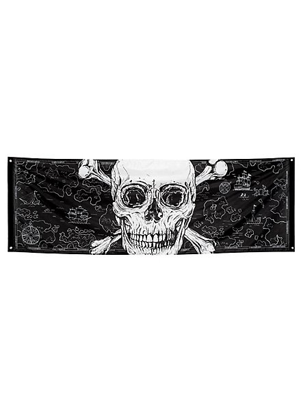 Striscione per la festa dei pirati