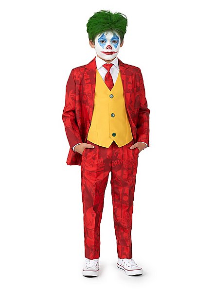 SuitMeister Costume da Joker Scarlatto per bambini