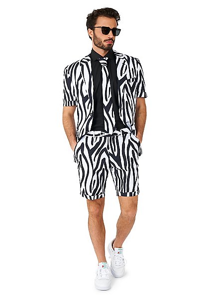 Summer OppoSuits Zazzy Zebra Suit