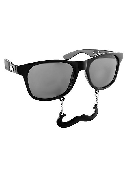 Sun-Staches Classic black Party Glasses