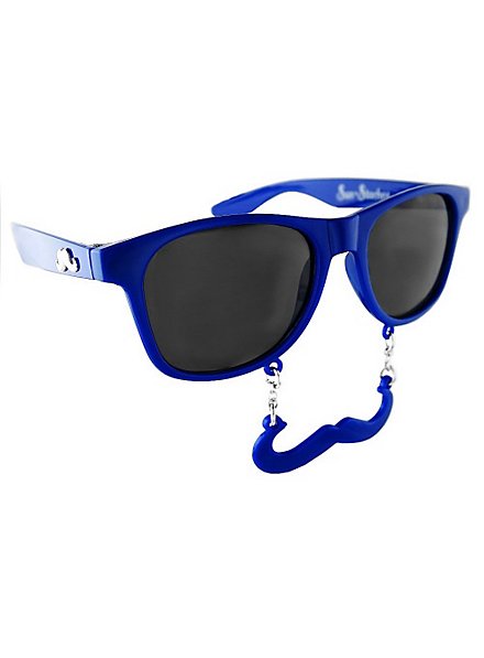 Sun-Staches Classic marineblau Partybrille
