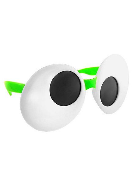 Sun-Staches Comicaugen grün Partybrille