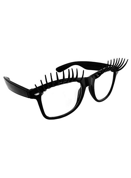 Party Costumes Sun-Staches Black Frame Lashes Sun-Staches Toy Fun Glasses 