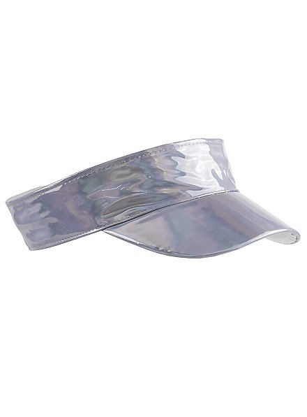 Sun visor cap silver
