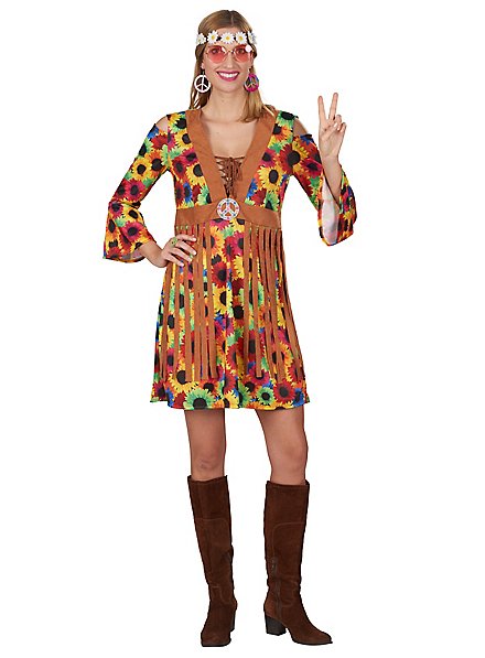 Sunflower hippie dress