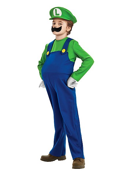 Super Mario Luigi Deluxe Kids Costume