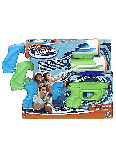 Super Soaker Floodtastic 4-pack party pack - maskworld.com