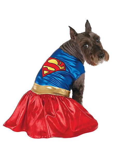 Supergirl dog costume