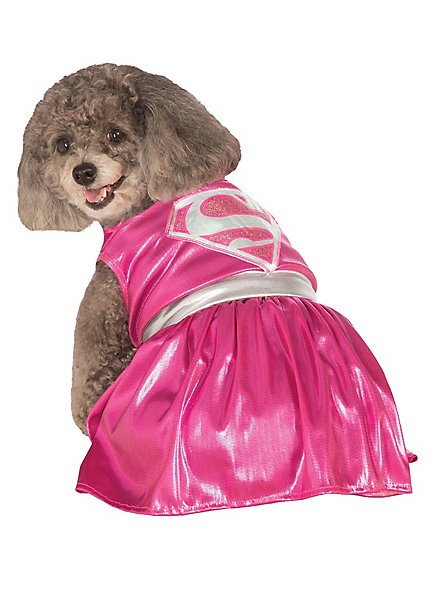 Supergirl pink Hundekostüm