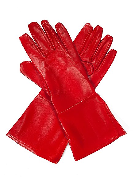 Adult Red Superhero Gloves 