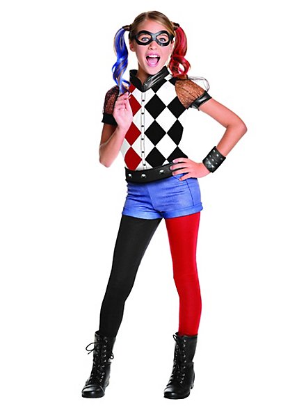 Superhero Harley Quinn kid’s costume