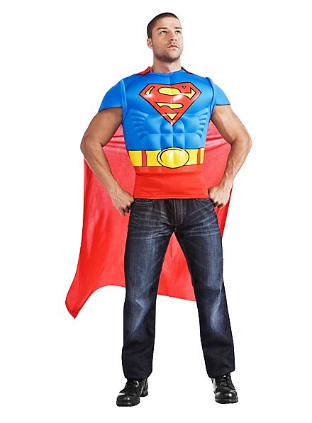 Superman Muscle Shirt Costume