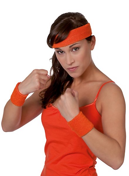 Sweatband set orange