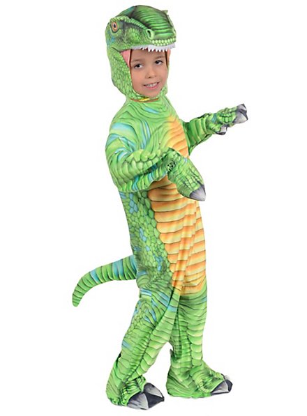 T-Rex green dinosaur costume for children
