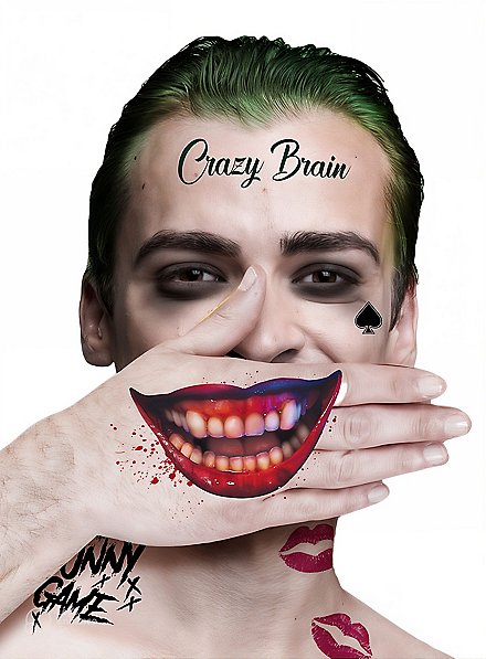 Tatuaggi adesivi Joker Jared