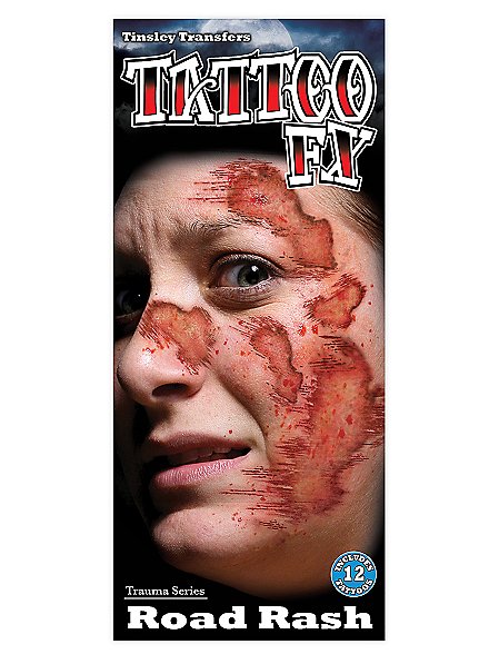 Tatuaje Adhesivo De Herida Por Raspadura